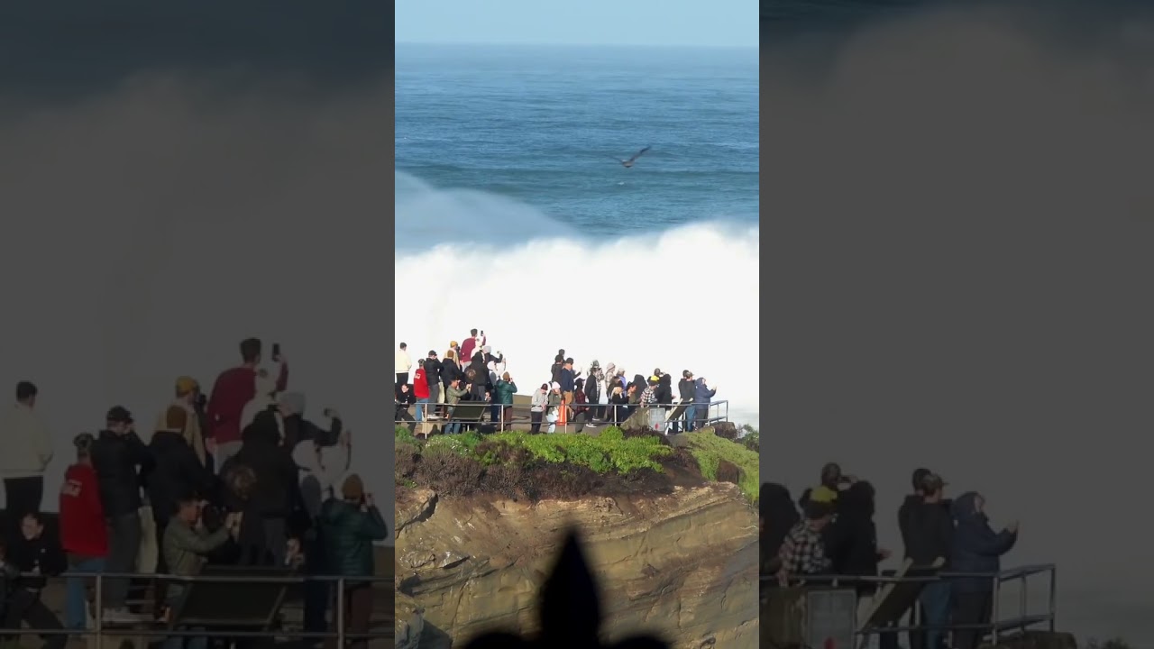 MASSIVE WAVE AT LA JOLLA COVE 
