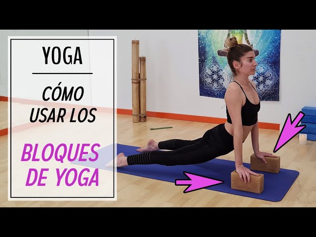 Así se usan los bloques de Yoga para facilitar las diferentes posturas o  asanas