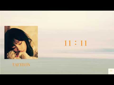 【Taeyeon】11：11(日本語訳)