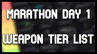 Marathon Launch Day PvP Weapon Tier List