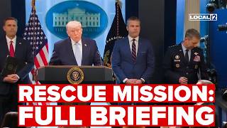 Trump details rescue mission in latest briefing