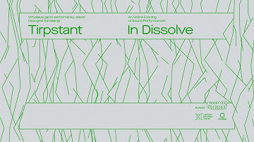 In Dissolve: An Evening of Sound Performances | 4K