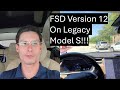 Legacy Tesla Model S First Drive On FSD v12!