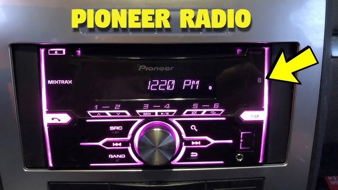 Demo and Features of the Pioneer Car Stereo With Bluetooth - DEH-X6500BT 