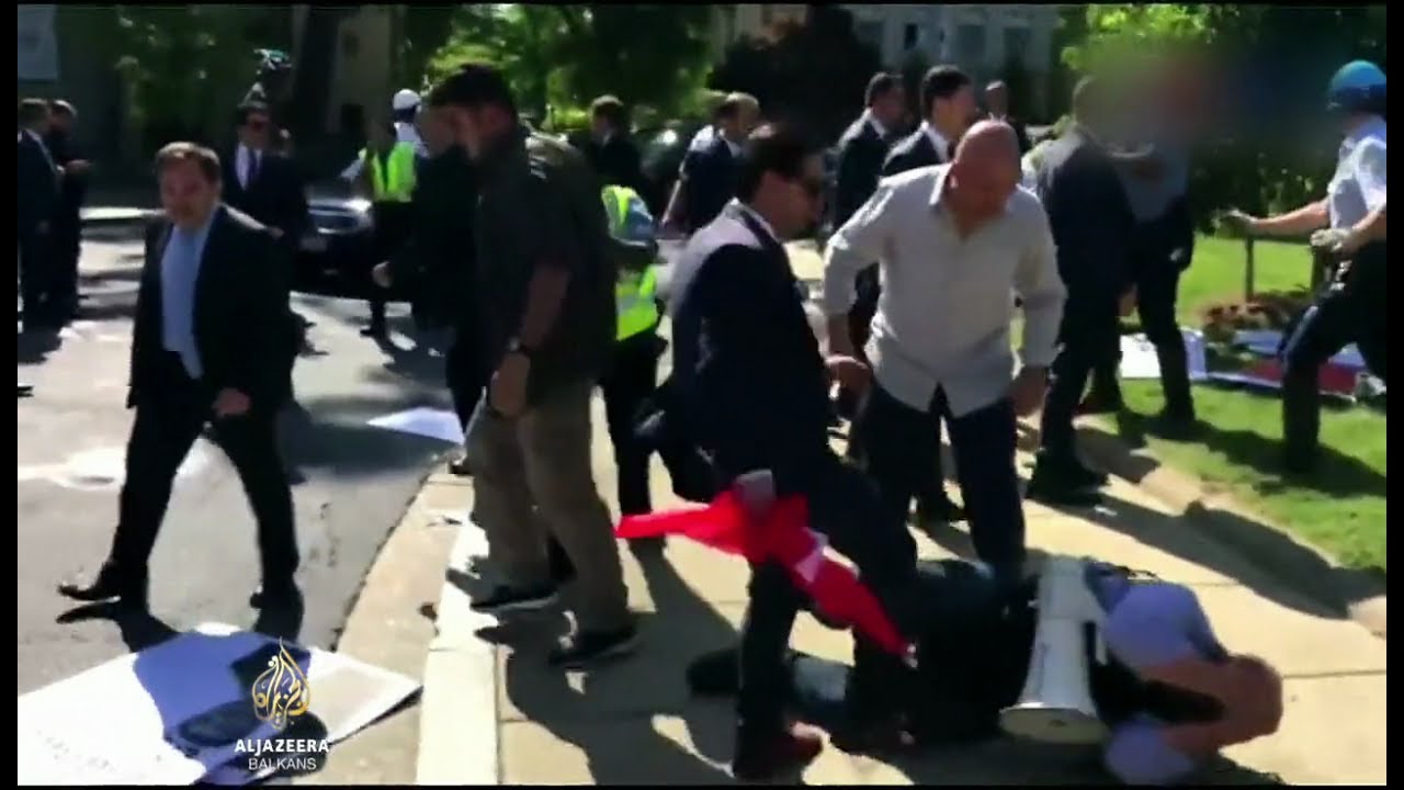 الولايات المتحدة تأمر باعتقال حراس أردوغان الشخصيين
