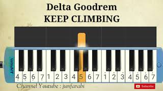 Delta Goodrem - KEEP CLIMBING - melodika easy