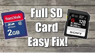 HOW TO FIX: SD Card says it