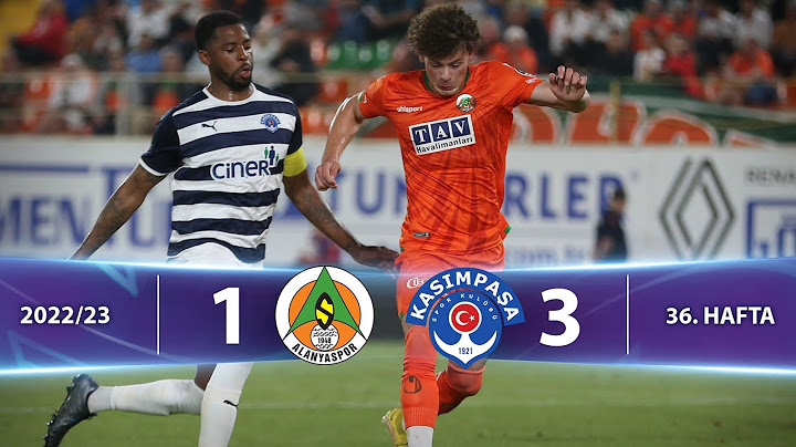 Corendon Alanyaspor (1-3) Kasımpaşa - Highlights/Özet | Spor Toto Süper Lig - 2022/23