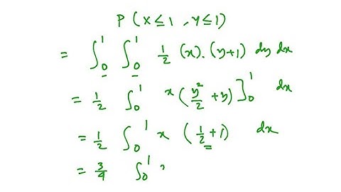 The joint density function for a pair of random variables X and Y is f(x, y) = { \beginarray…