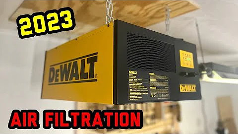 The BEST Shop Air Filtration System 2023 (budget) Dewalt Review
