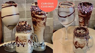 How To Make Silky Chocolate Ganache For Any Dessert | How to Decorate Chocolate Dipped Glasses
