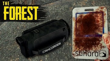 How to GET THE KEYCARD & CAMCORDER! The Forest Tutorial