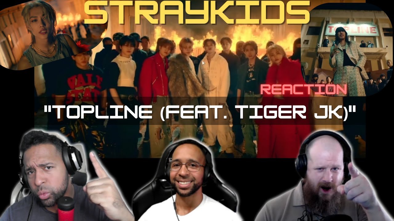 Реакция K-Pop Noobs — клип Stray Kids «TOPLINE (при участии Tiger JK)» | StayingOffTopic 