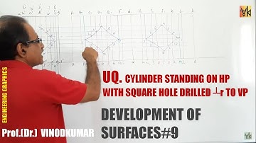 DEVELOPMENT OF SURFACES -9, Solved University Question by Prof. Vinodkumar