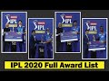 IPL 2020 Award Ceremony ★ IPL 2020 Winner Award, Prize Money ★ IPL 2020