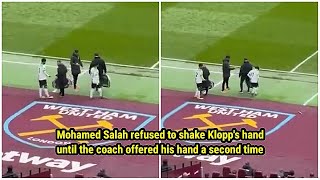 Full Video | Jurgen Klopp and Mo Salah's heated argument 😳