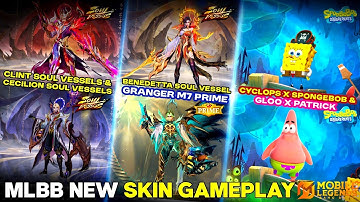 12 NIEUWE SKIN GAMEPLAY | SPONGEBOB | SOUL VESSELS | M7 SKINS