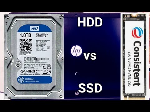 HDD vs SSD Speed test in window 10 ! SSD vs HDD window 10 speed up test
