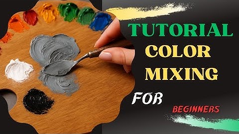 How to Mix Realistic Skin Tones in Black & White | Oil Painting for Beginners 