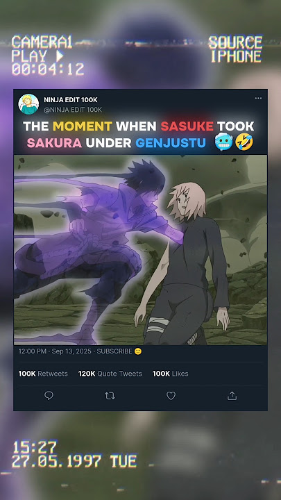 THE MOMENT WHEN SASUKE TOOK SAKURA UNDER GENJUSTU 🥶 #narutoshippuden #sasuke #sakura #viral #shorts
