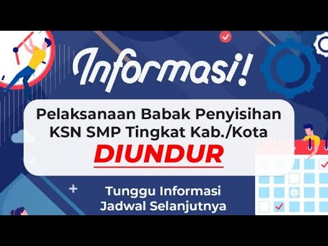 Perubahan Jadwal Ksn Smp Tahun 2020 Youtube