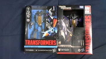 Transformers Studio Series Gamer Edition WFC Skywarp & Thundercracker double review