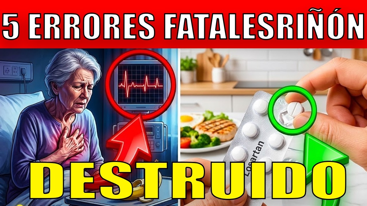 5 ERRORES con la pastilla de la presión que destruyen tus riñones