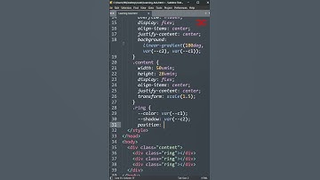 Abstract Ring | HTML CSS