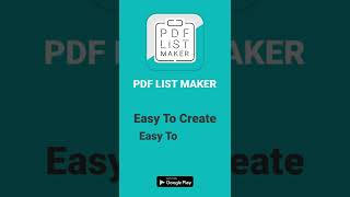 pdf list maker screenshot 1
