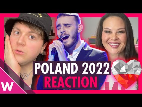 Krystian Ochman "River" Reaction | Poland Eurovision 2022