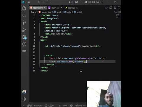 classList and its function in JavaScript