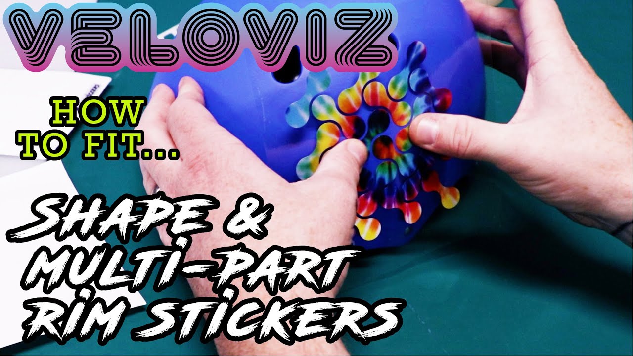Veloviz | How To Fit Reflective Shape and Multi-Part Rim Stickers