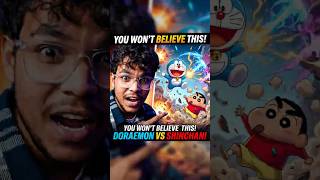 💥 I Accidentally Filmed Shinchan vs Doraemon Fight 😳 Minivlogs #doremon #shinchan  #ytshorts #funny
