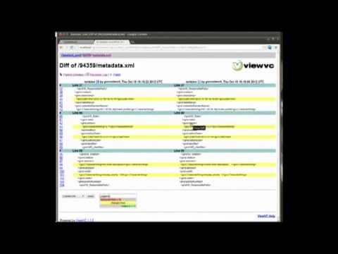 GeoNetwork metadata versionning with subversion