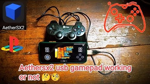 #aethersx2 usb gamepad working or not  #How to connect USB joystick in AetherSX2