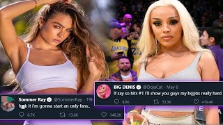 Why Are They Trolling? Doja Cat & Sommer Ray Both Troll Simps