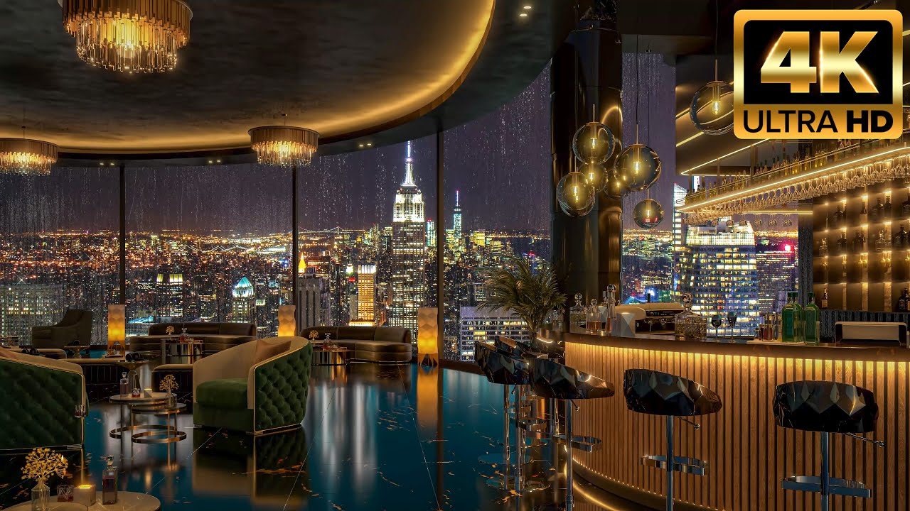 New York Night Jazz 🍷 Romantic Jazz Saxophone Instrumental Music in ...