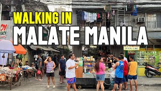 Walking in MALATE MANILA | Exploring the Streets of MALATE + Manila Korea Town & Public Market Tour