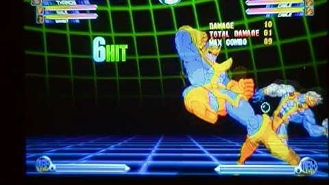 mvc2:  Thanos/Gambit punishment combo