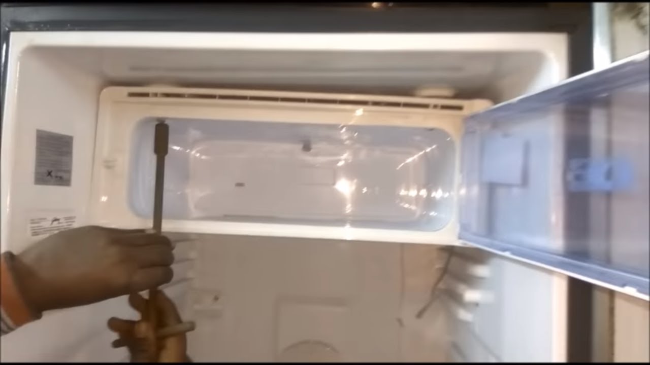 How To Replace Freezer Box Condenser & Compressor In Refrigerator - YouTube