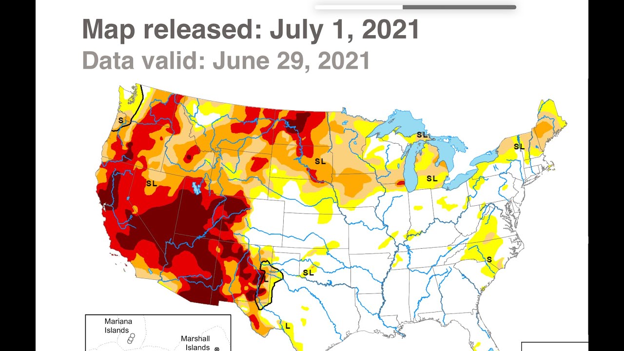 Heat Wave in US | Drought in US | Water Shortage | Food Inflation US ...