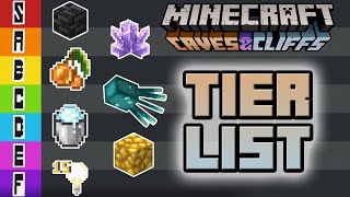 Minecraft 1.17 Update Tier List - Caves and Cliffs Features Ranked!