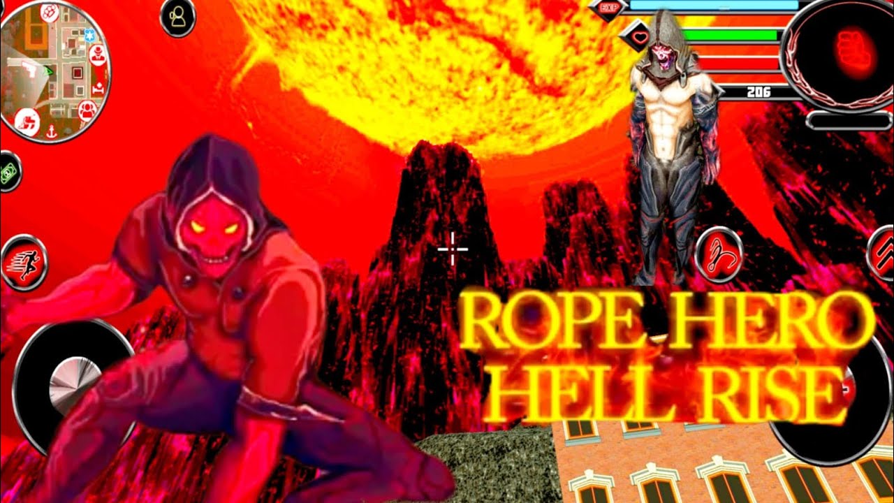 Rope Hero Hell Rise Gameplay | New Gameplay Rope Hero: Hell Rise ...