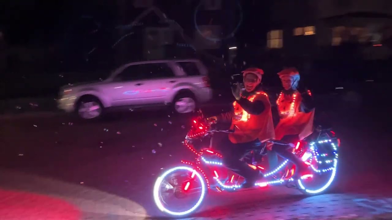 Halloween Pumpkins and Bubbles on a Bike