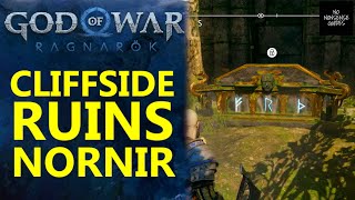 God of War Ragnarok Cliffside Ruins Nornir Chest - Vanaheim Rune Chest