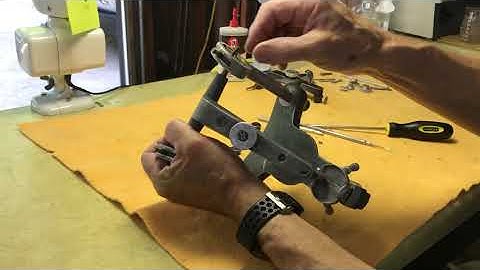 Hanau H2 dental articulator disassembly.