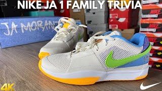 Nike Ja 1 Family Trivia On Feet Review - YouTube