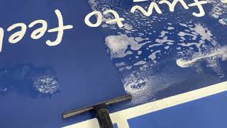 How to clean a Pickleroll (indoor pickleball court surface)