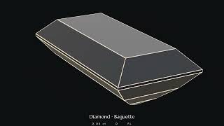 Baguette 3D mesh, by Brilliani Labs
