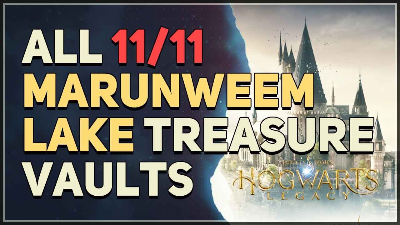 All Marunweem Lake Treasure Vault Puzzles Hogwarts Legacy YouTube